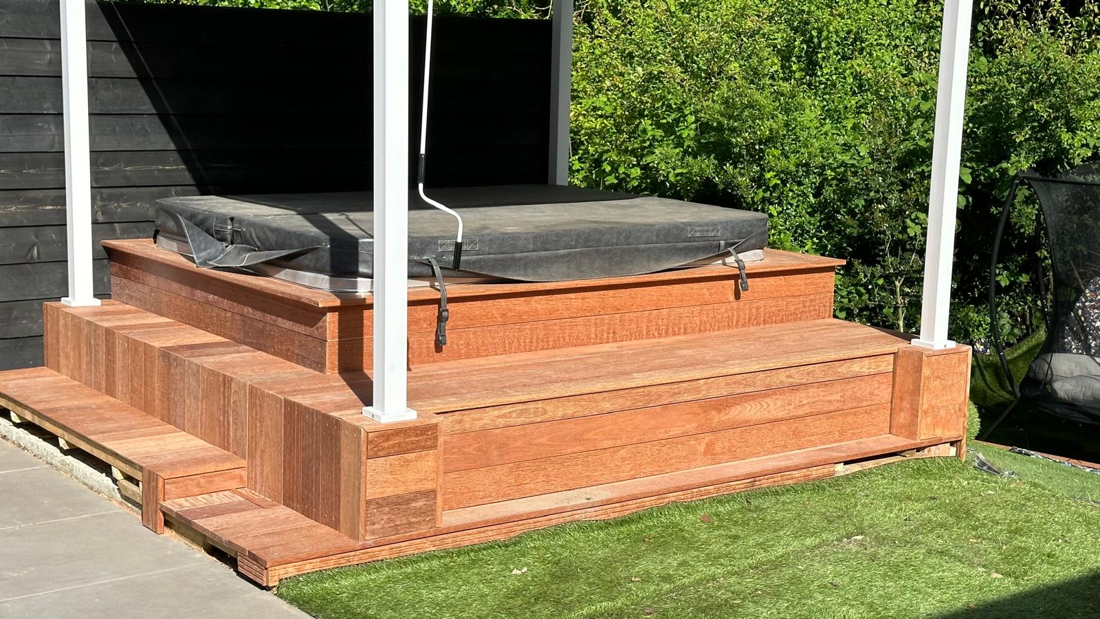 Construction team working together